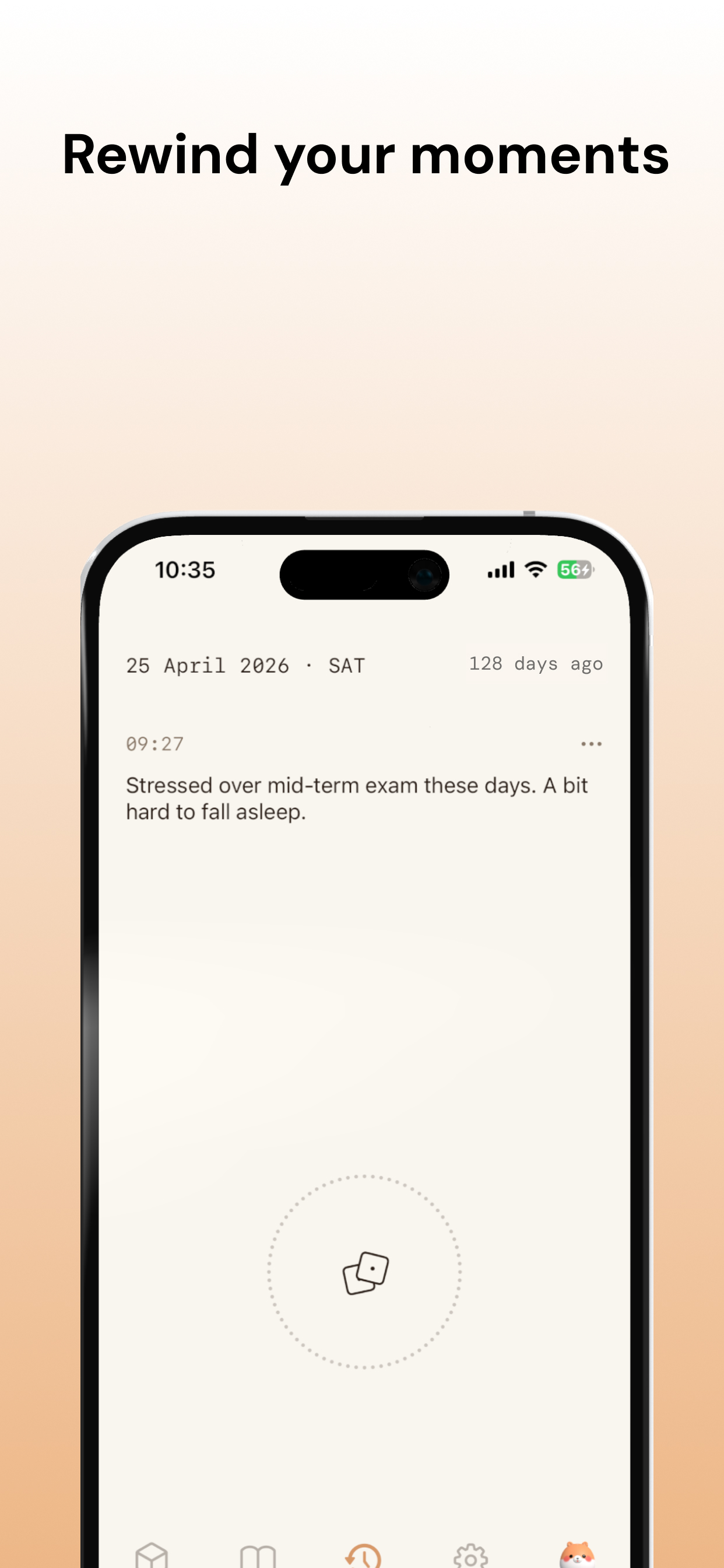 Dial — pick the mood of a moment